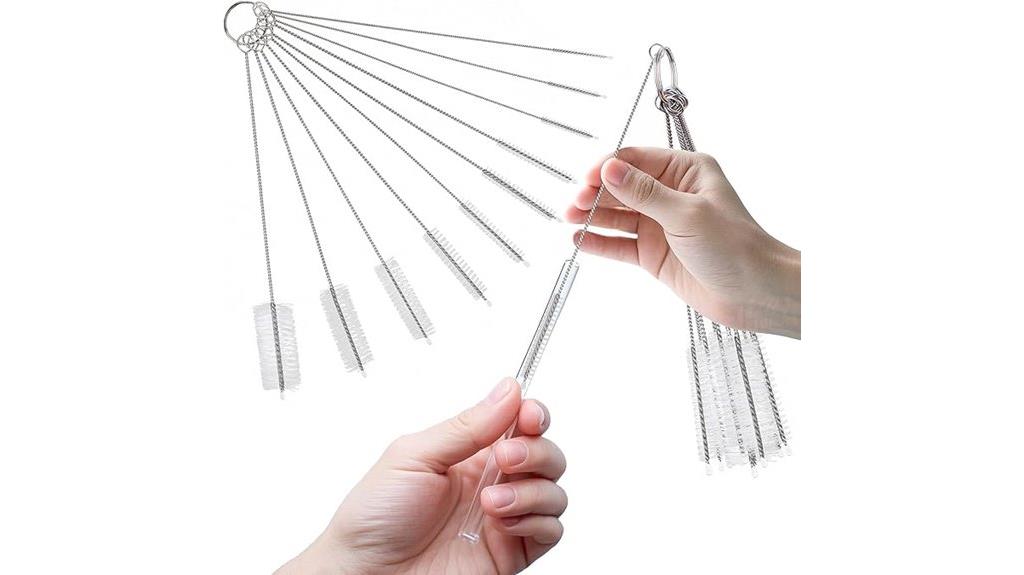 10 piece straw cleaning set
