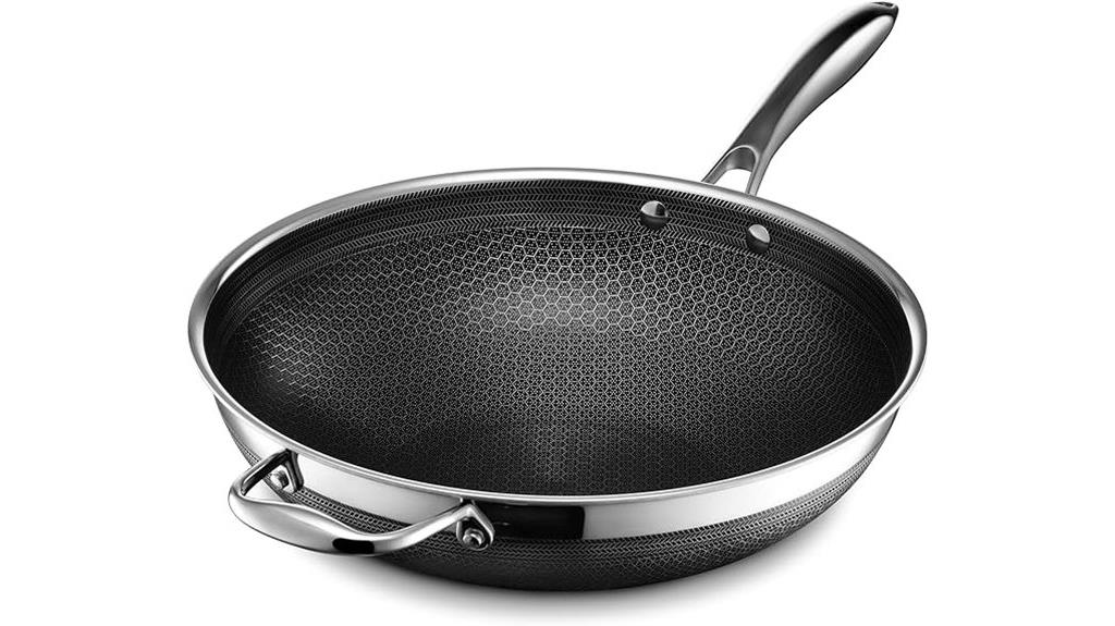 12 inch hybrid nonstick wok