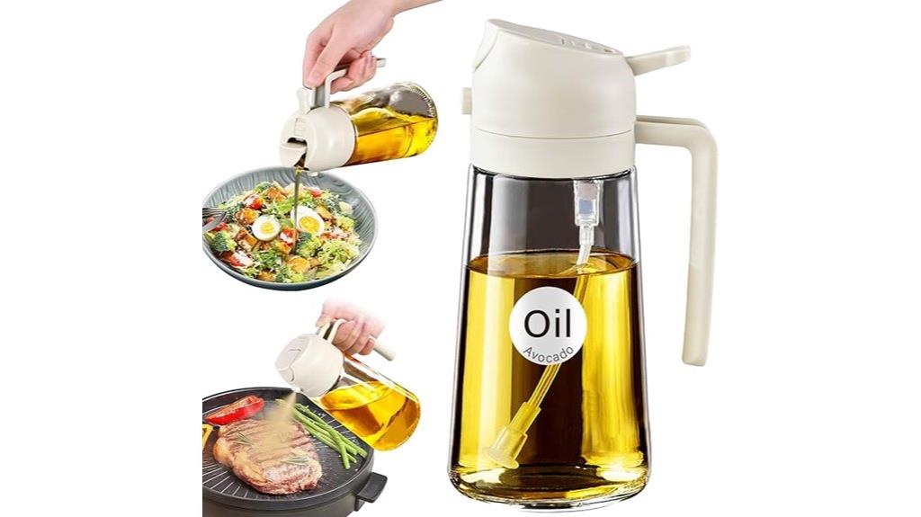 16oz oil sprayer with stickers
