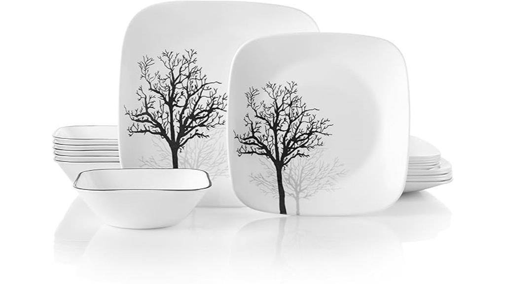 18 piece dinnerware set