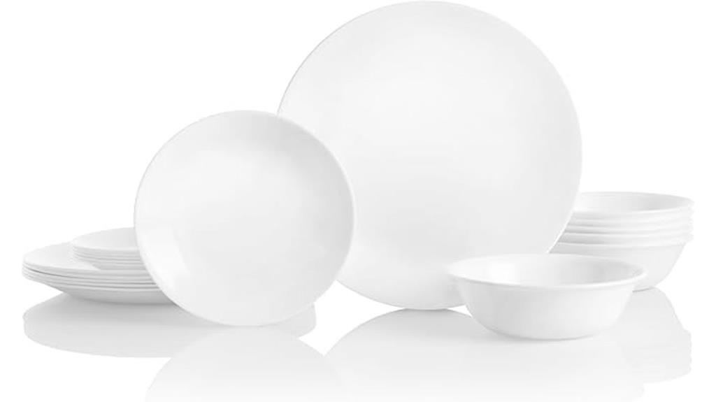 18 piece dinnerware set