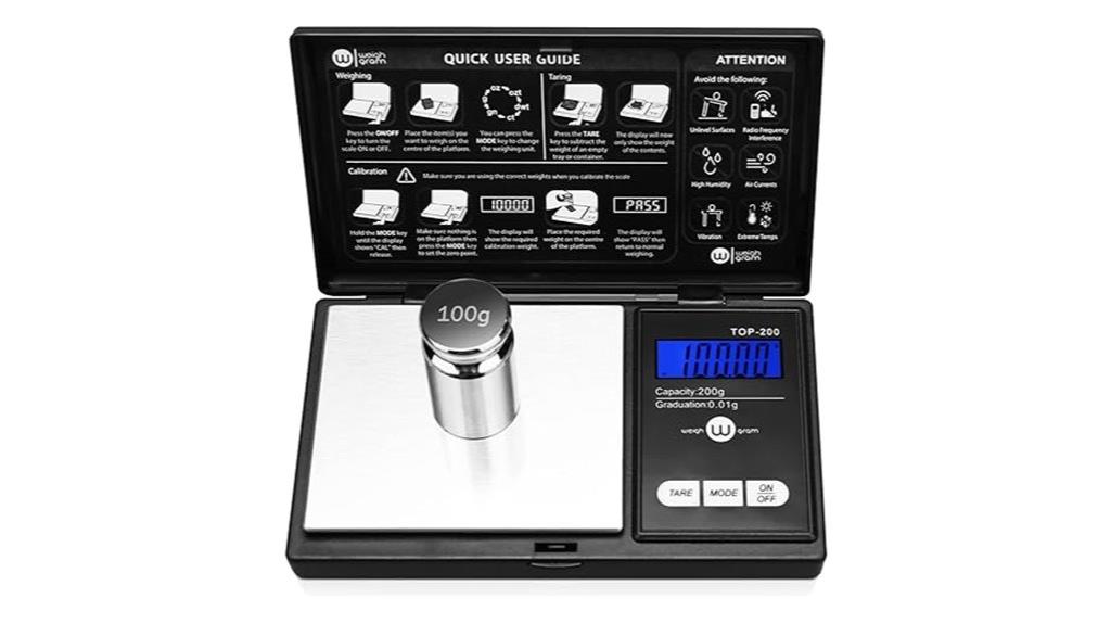 200g digital pocket scale