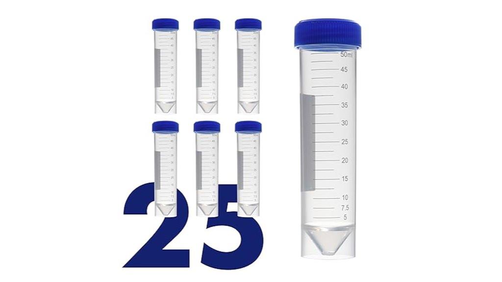 50ml centrifuge tubes pack