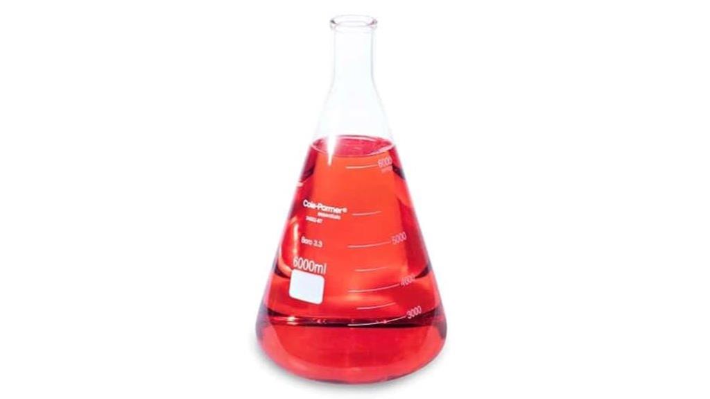 6000 ml glass flask