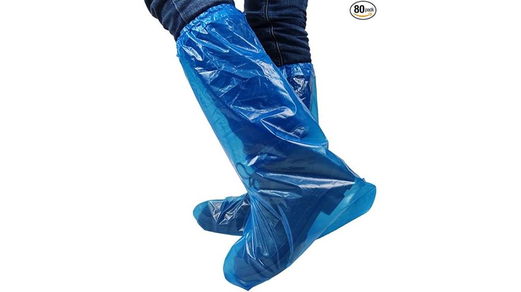 80 pack disposable shoe covers