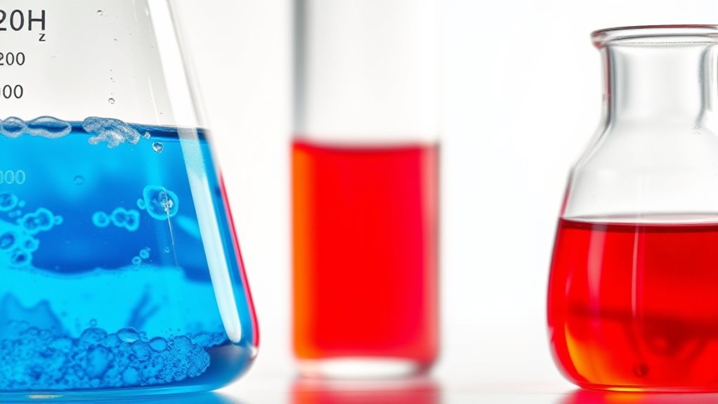 acids release hydrogen ions