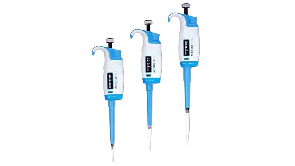 adjustable volume pipettes