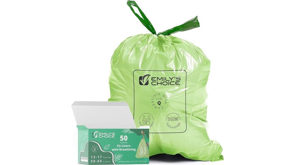 biodegradable trash bags pack