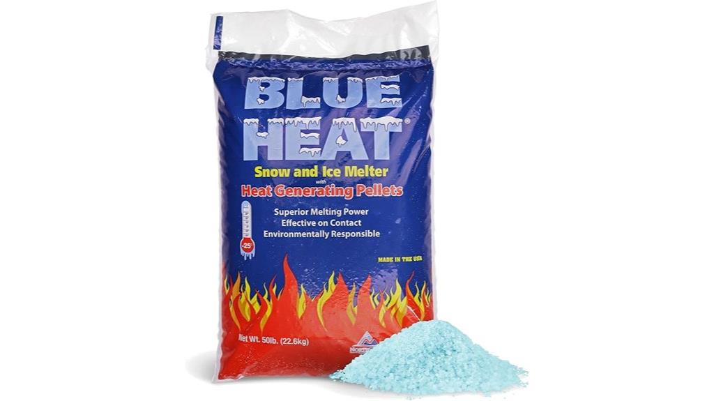 blue ice melt pellets