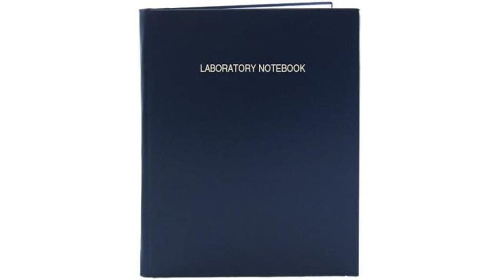 blue sewn hardbound notebook