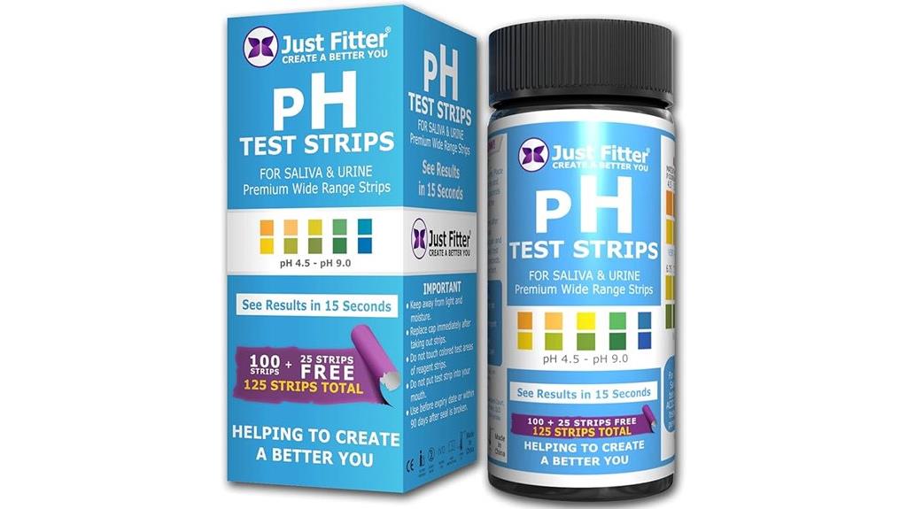 body ph test strips