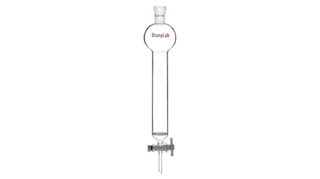 borosilicate 50ml chromatography column