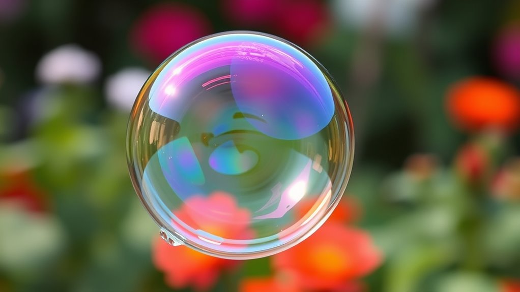 bubble rupture and retraction