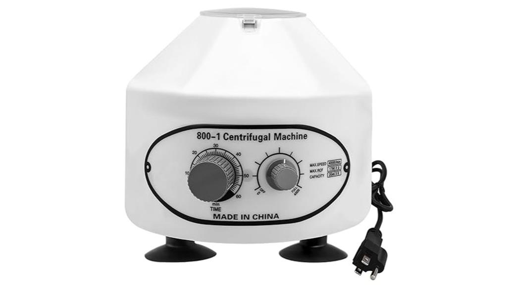centrifuge with timer