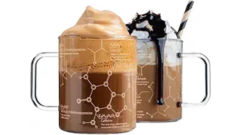 coffee molecule mug set