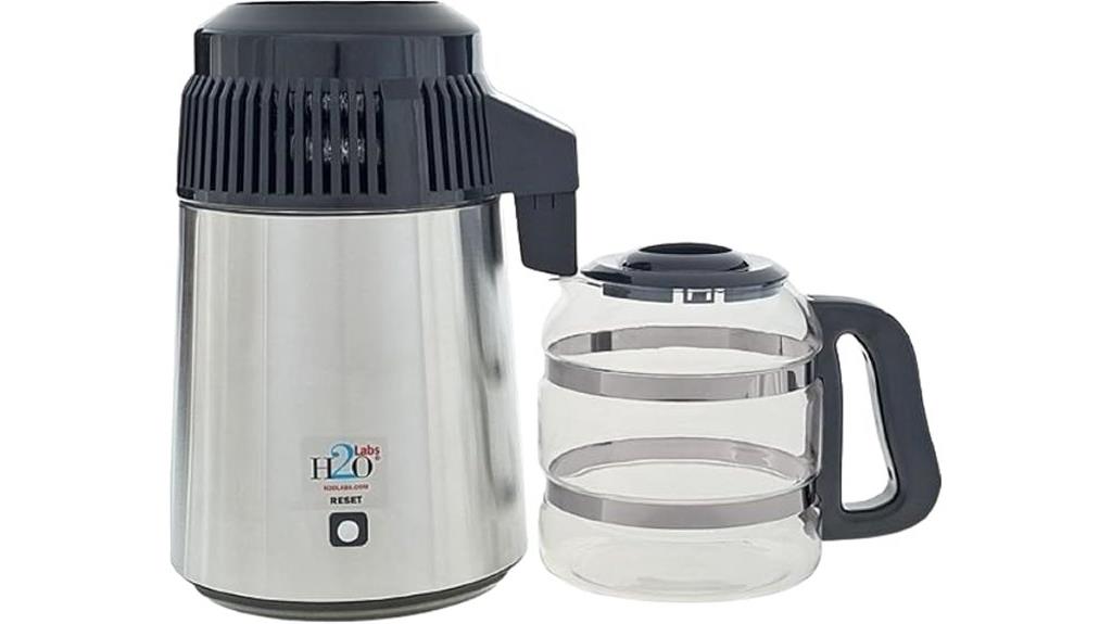 countertop water distiller glass