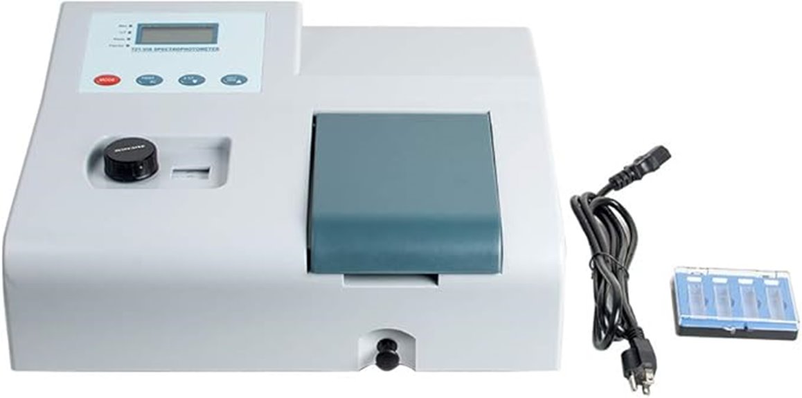 digital lab spectrophotometer 721