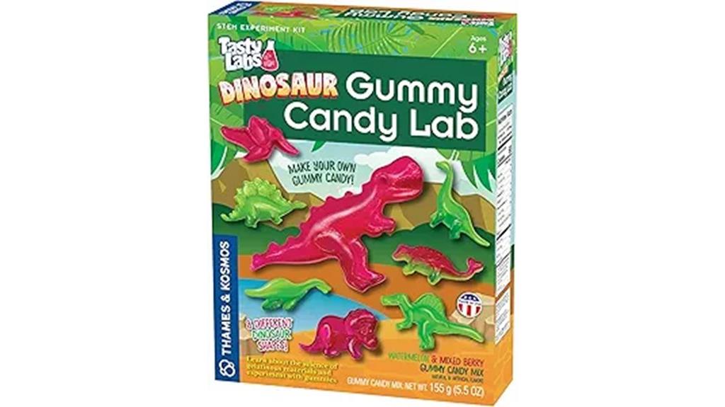 dinosaur gummy candy lab