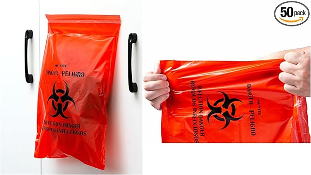 disposable medical waste bags