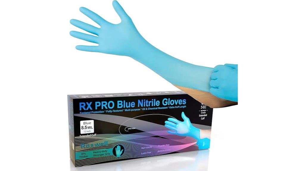 disposable nitrile cuff gloves