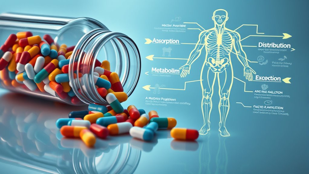 drug absorption and processing