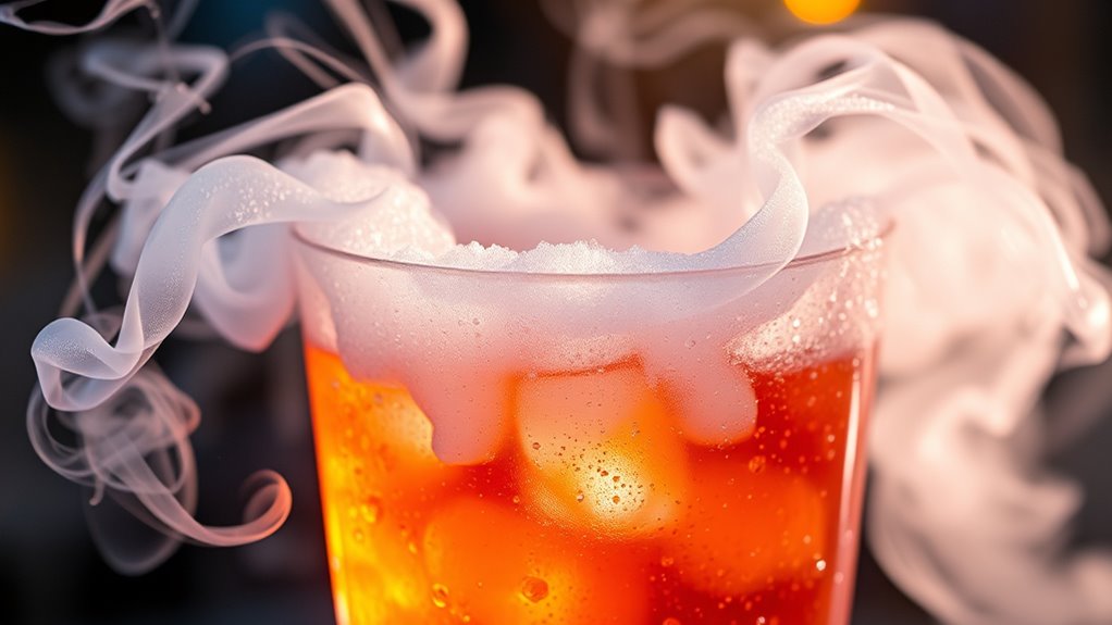 dry ice creates mesmerizing fog