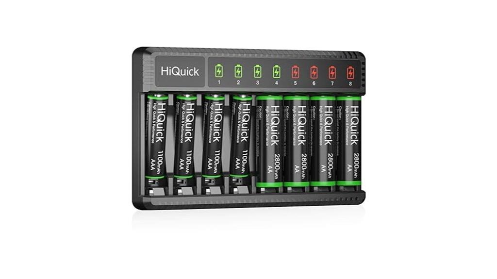 eight bay rechargeable charger