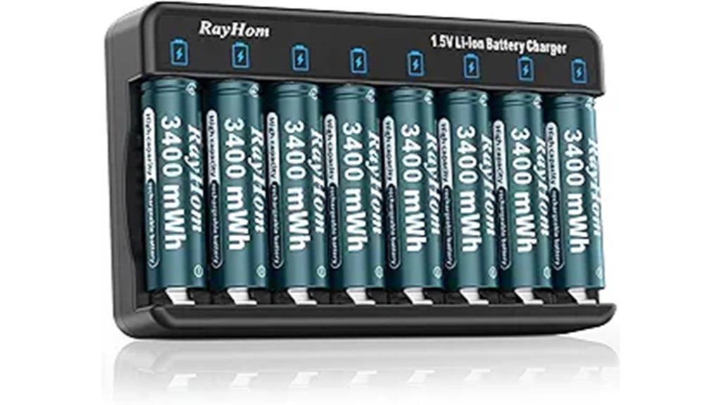 eight pack lithium batteries