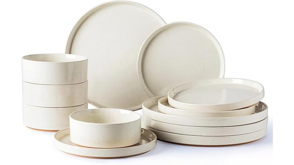 elegant ceramic dinnerware set