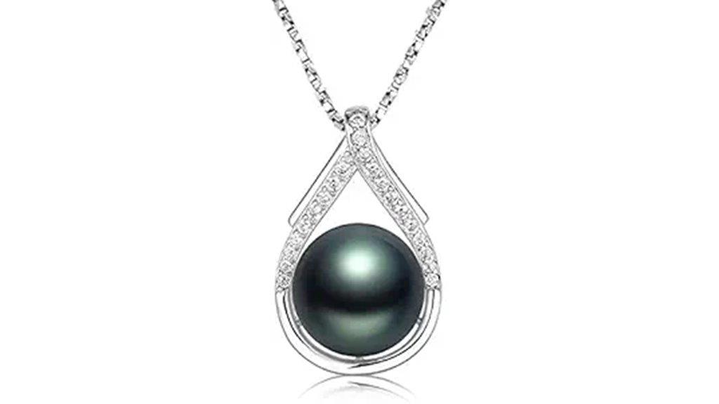 elegant tahitian pearl necklace