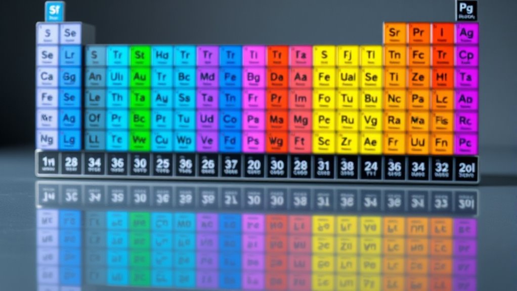 element arrangement influences properties