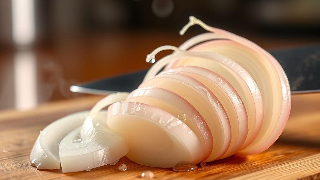 enzymes cause onion tears