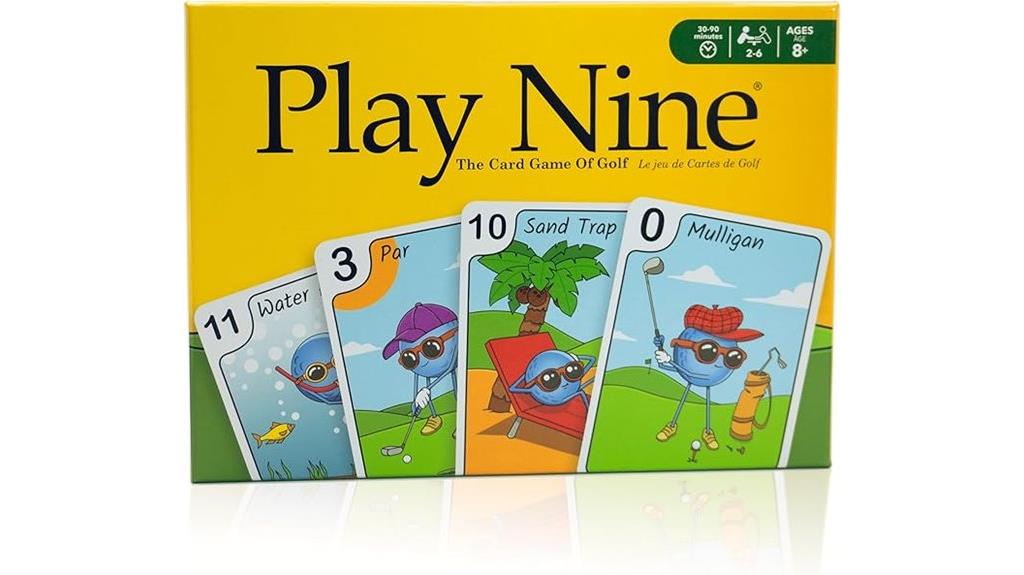 family friendly golf card game