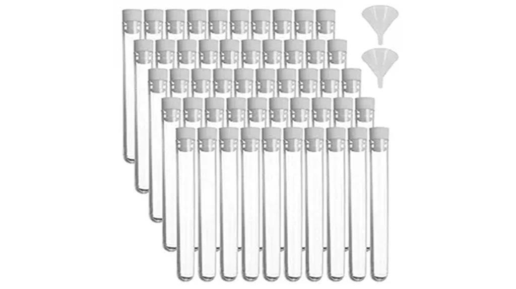 fifty test tubes set
