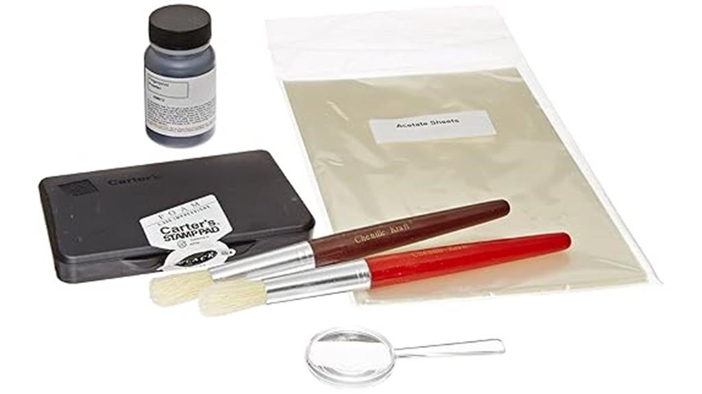 fingerprint dusting forensic kit
