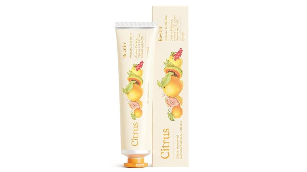 fluoride free citrus toothpaste