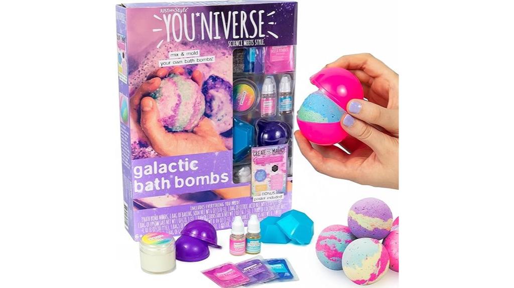 galaxy themed kids bath kits