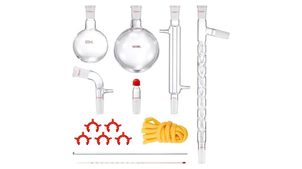 glass chemistry experiment kit