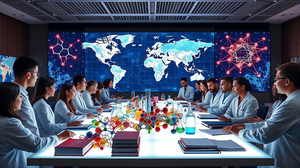 global chemistry collaboration networks