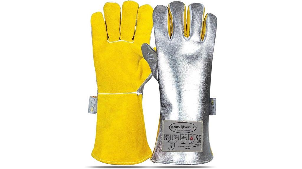 graywolf large heat resistant gloves