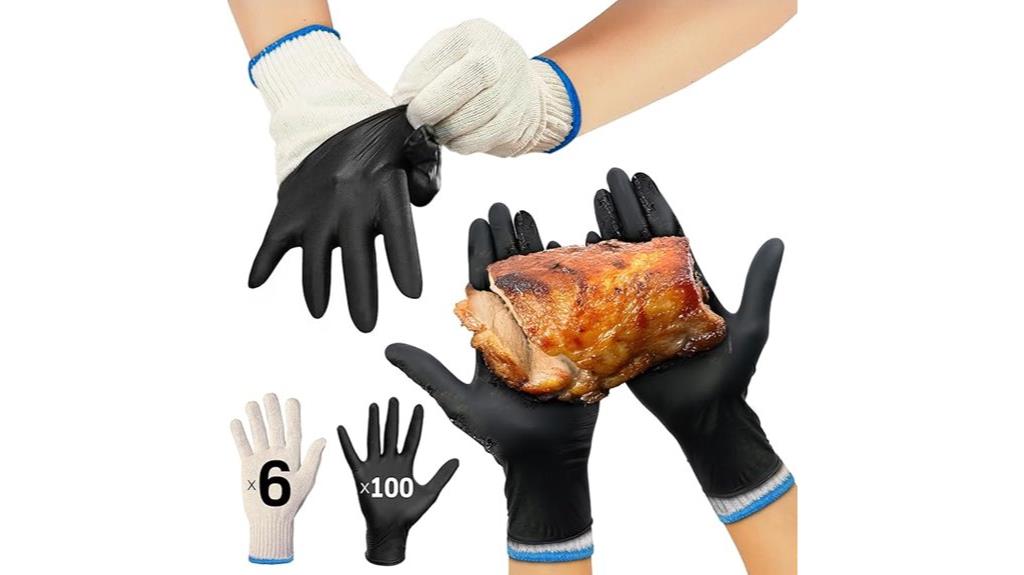 heat resistant bbq gloves