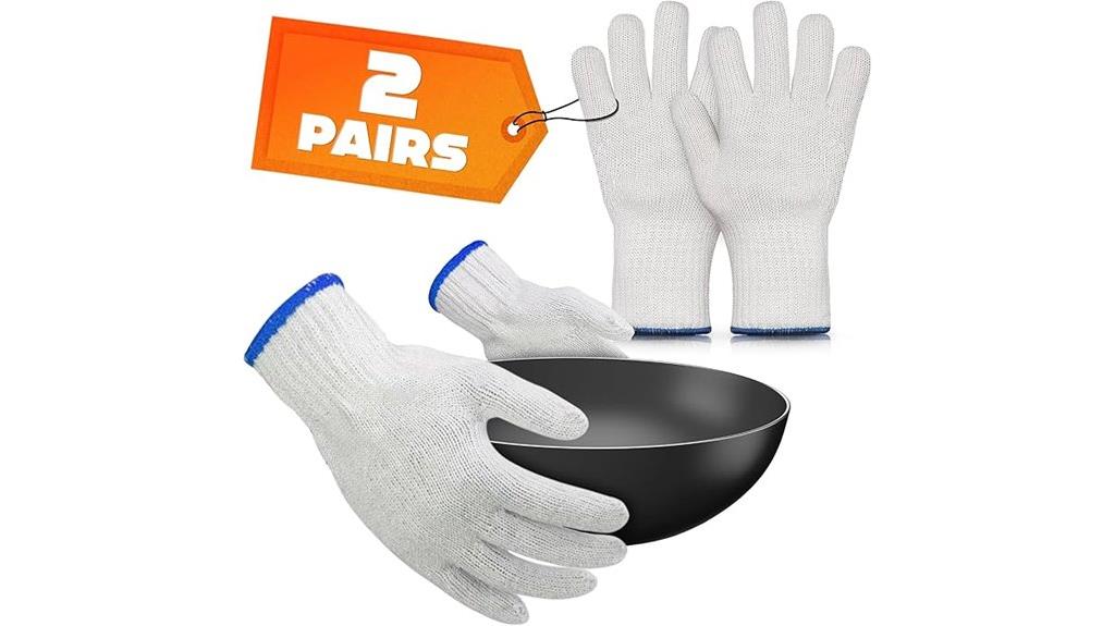 heat resistant cooking gloves