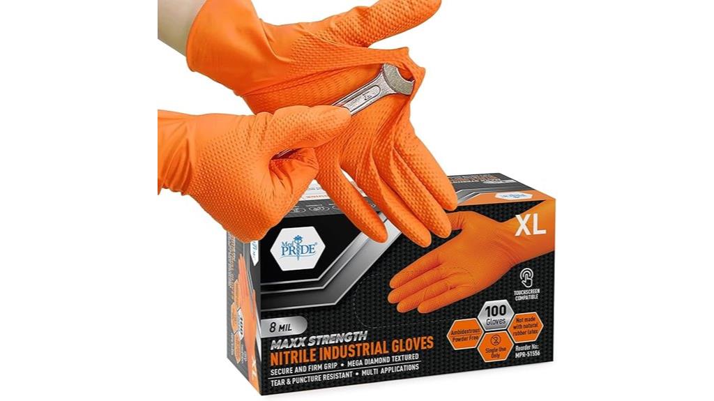 heavy duty nitrile gloves