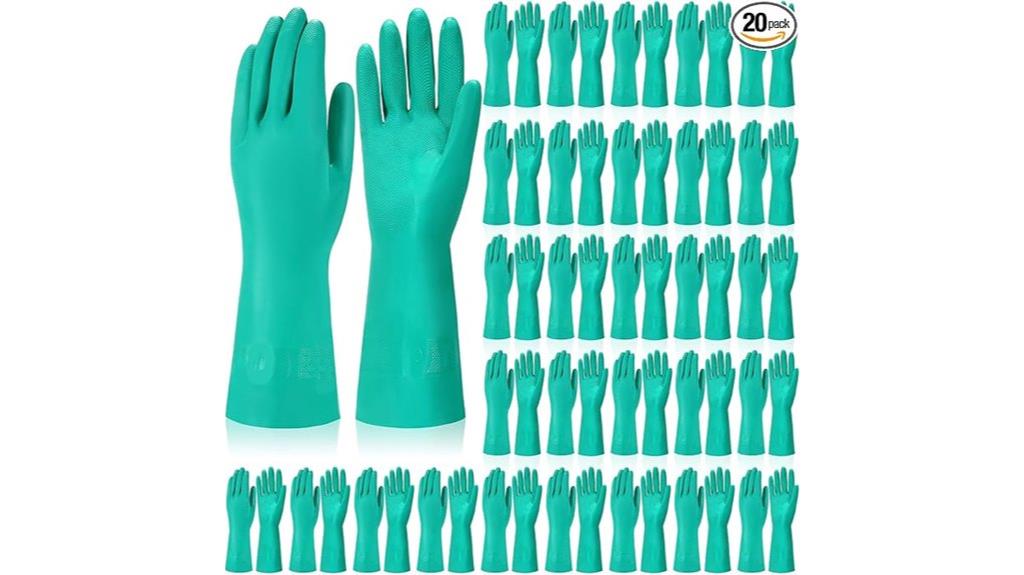 heavy duty nitrile gloves