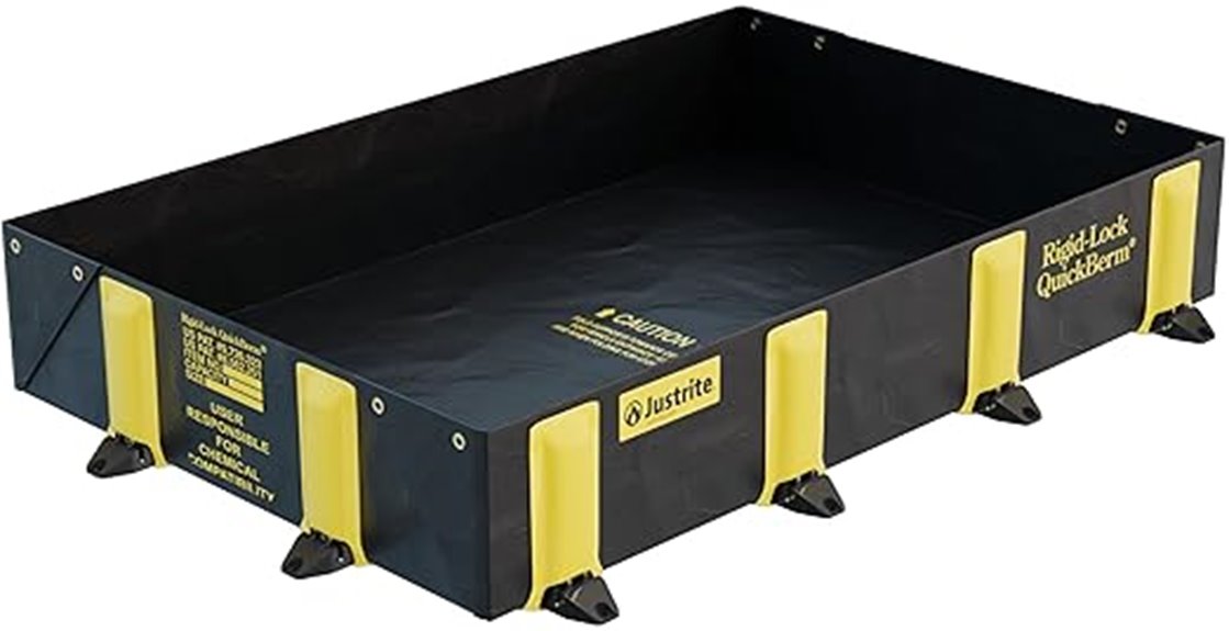 heavy duty spill containment berm