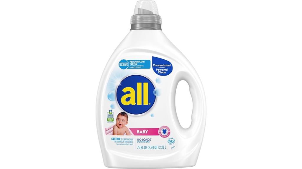 hypoallergenic double concentrate detergent