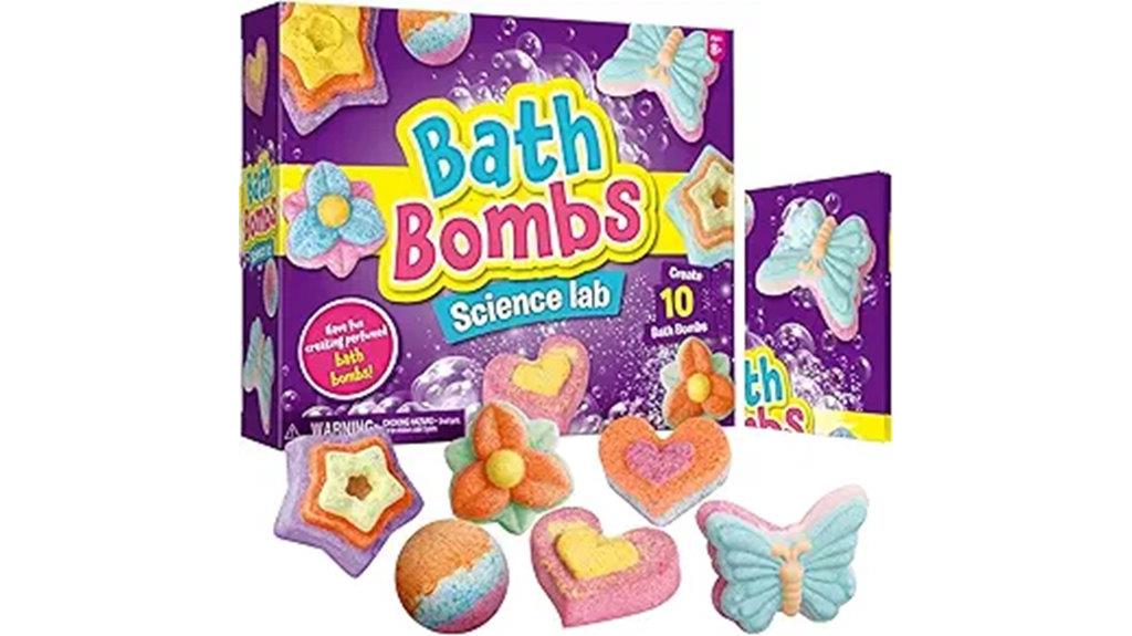 kids bath bomb science kit