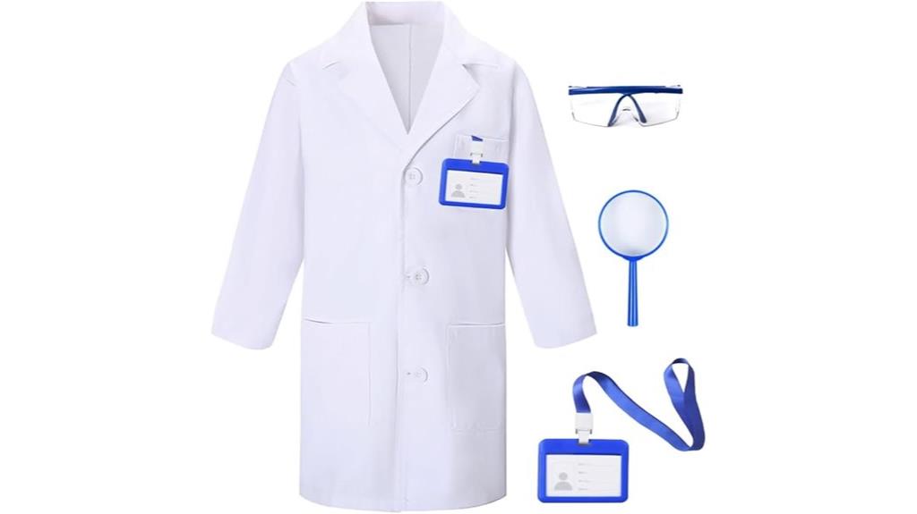 kids doctor scientist lab costume