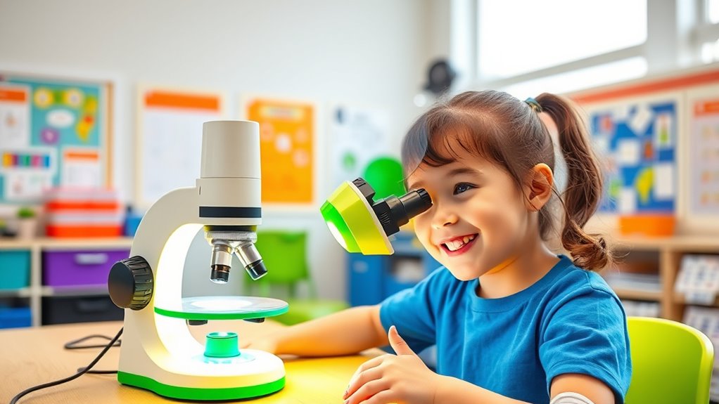 kids durable educational microscope