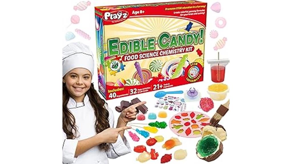 kids edible candy science kit